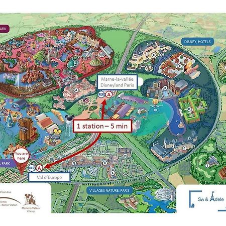 Studio Emotion 4P - Train Station 200M - Disneyland Paris 5 Min Montevrain Ngoại thất bức ảnh